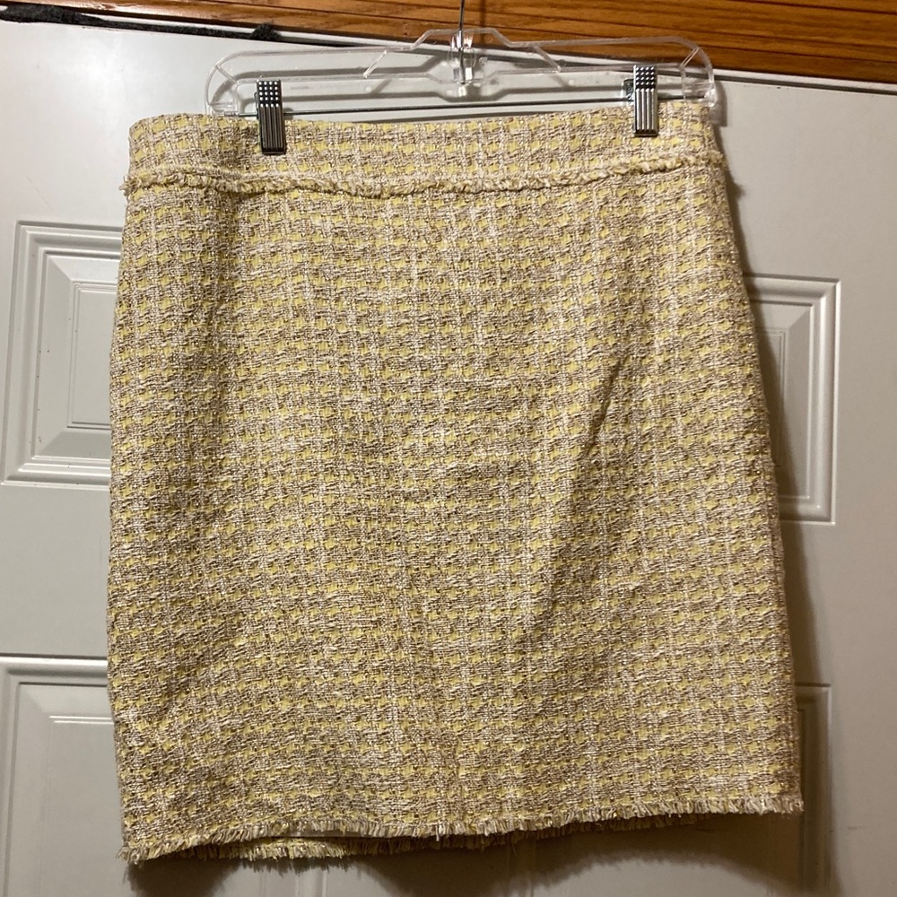 Ann Taylor Elegant Tweed Skirt 12P
